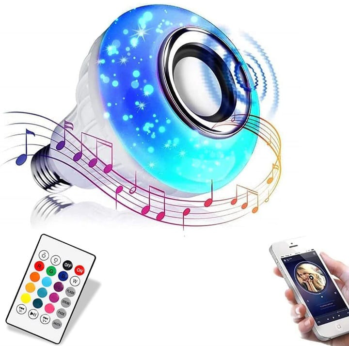 Colour Changing LED Bulb with Bluetooth Speaker & Remote @ Just Rs.699/