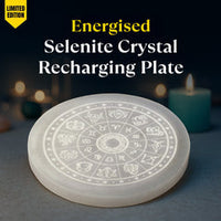 Authentic Selenite Charging Plate – Purifies, Recharges & Amplifies Energy