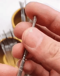 6-Piece Stainless Steel Ear Wax Removal Tool Set with Leather Storage Case