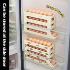 Automatic Rolling Large Capacity Refrigerator Egg Holder