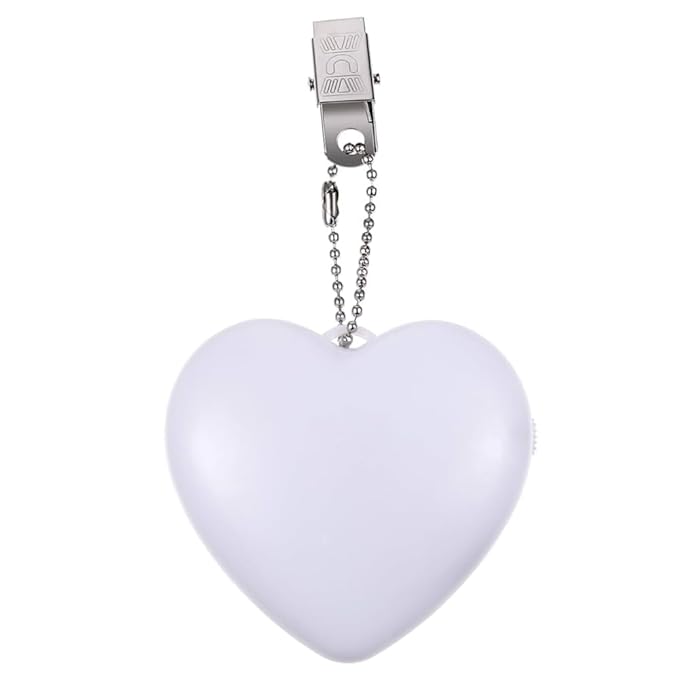 LED Heart Keychain Night Light