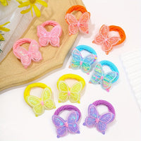 👇  🦋 Butterfly Hair Ties (12pcs) – Cute Colorful Elastic Bands for Girls