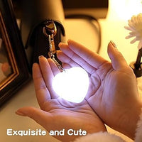 LED Heart Keychain Night Light