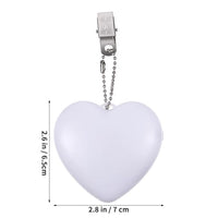 LED Heart Keychain Night Light