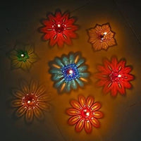Magic 3D Water Sensor Diya (Pack of 10) – Flameless LED Diyas for Festivals & Decor