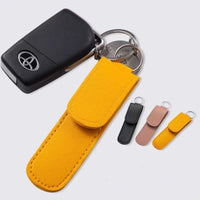 6-Piece Stainless Steel Ear Wax Removal Tool Set with Leather Storage Case