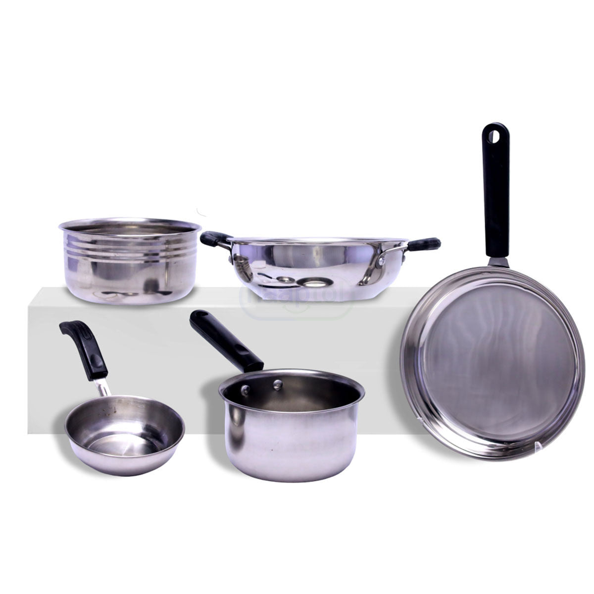 5 Pcs Induction Friendly Cookware Set