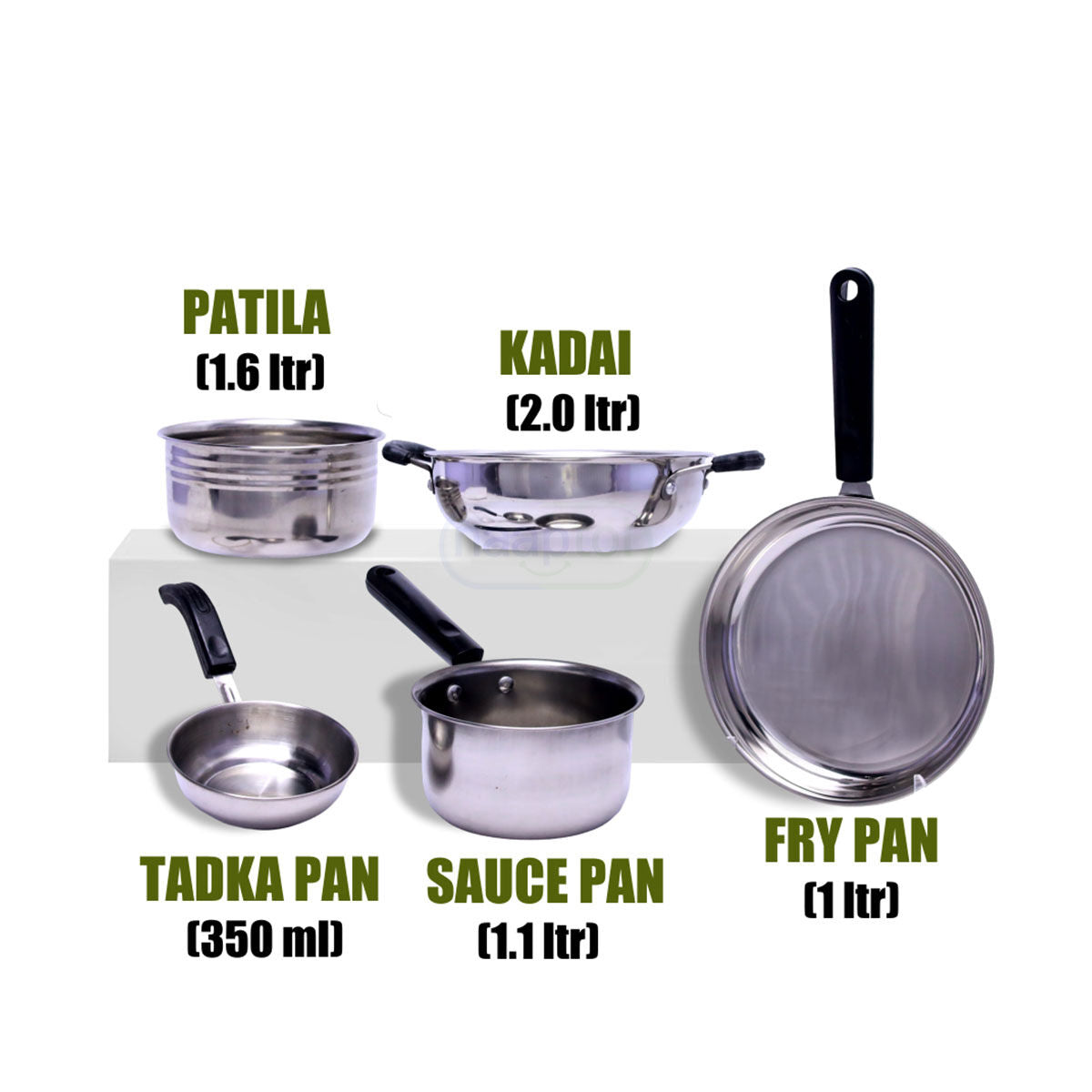 5 Pcs Induction Friendly Cookware Set
