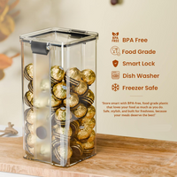 Premium Airtight Food Storage Containers – BPA Free, Leakproof, Stackable Kitchen Organizer Jars