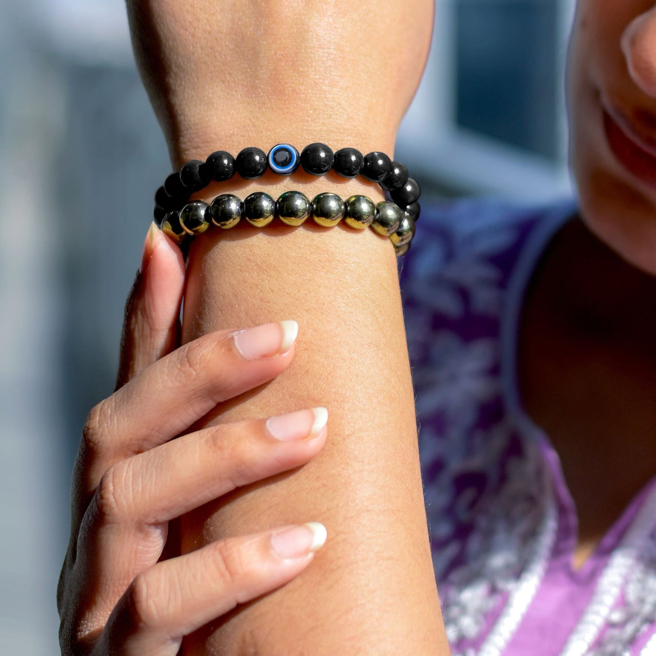 Richie  Combo – Wealth & Protection Dual Bracelet Set