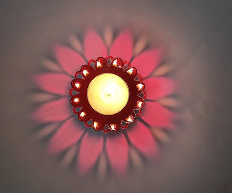 Magic 3D Water Sensor Diya (Pack of 10) – Flameless LED Diyas for Festivals & Decor