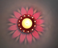 Magic 3D Water Sensor Diya (Pack of 10) – Flameless LED Diyas for Festivals & Decor