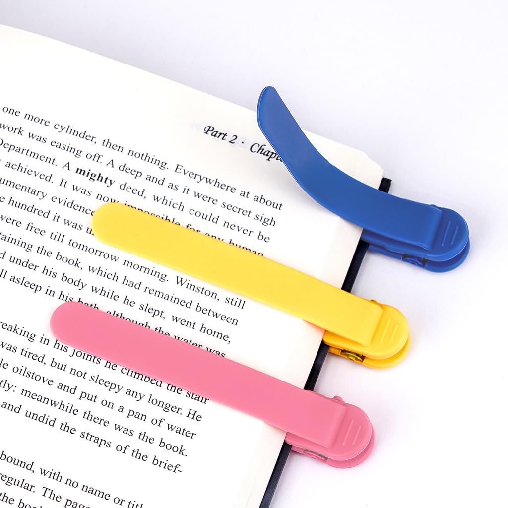 Pack of 3 Climberty Silicone Slim Bookmarks Set