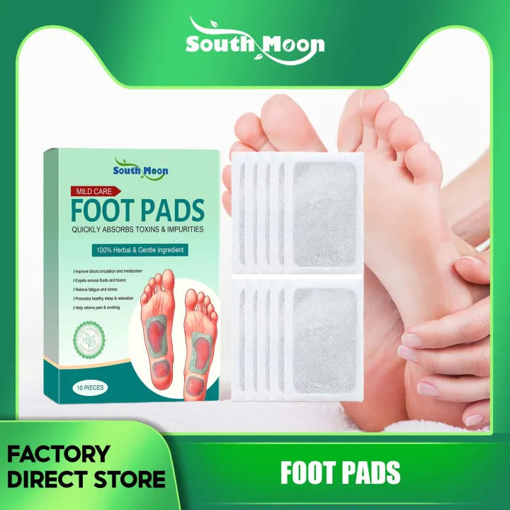 100% Herbal & Gentle Ingredient Detox Foot Pads (Pack of 10)- Buy 1 Get 1 Free