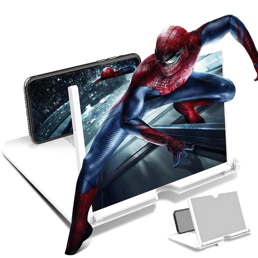 10" Screen Magnifier-3D HD Magnifying Projector Screen Enlarger for Movies, Videos and Gaming – Foldable Phone Stand Holder with Screen Amplifier–Compatible with All Smartphones @ Rs. 599