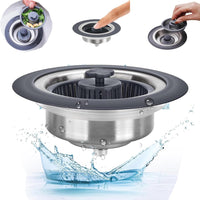 🍴 3-in-1 Kitchen Sink Drain Strainer