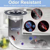 🍴 3-in-1 Kitchen Sink Drain Strainer