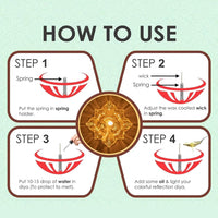 Magic 3D Water Sensor Diya (Pack of 10) – Flameless LED Diyas for Festivals & Decor