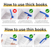 Pack of 3 Climberty Silicone Slim Bookmarks Set