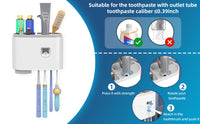 Automatic Toothbrush & Toothpaste Dispenser – Wall-Mounted Space-Saving Bathroom Organizer