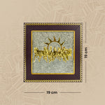 7 Horses on Raw Pyrite Frame – Gallop Towards Success, Abundance & Fame