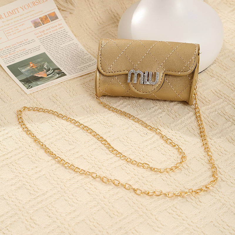 Fashion Diamond Chain Crossbody Bag