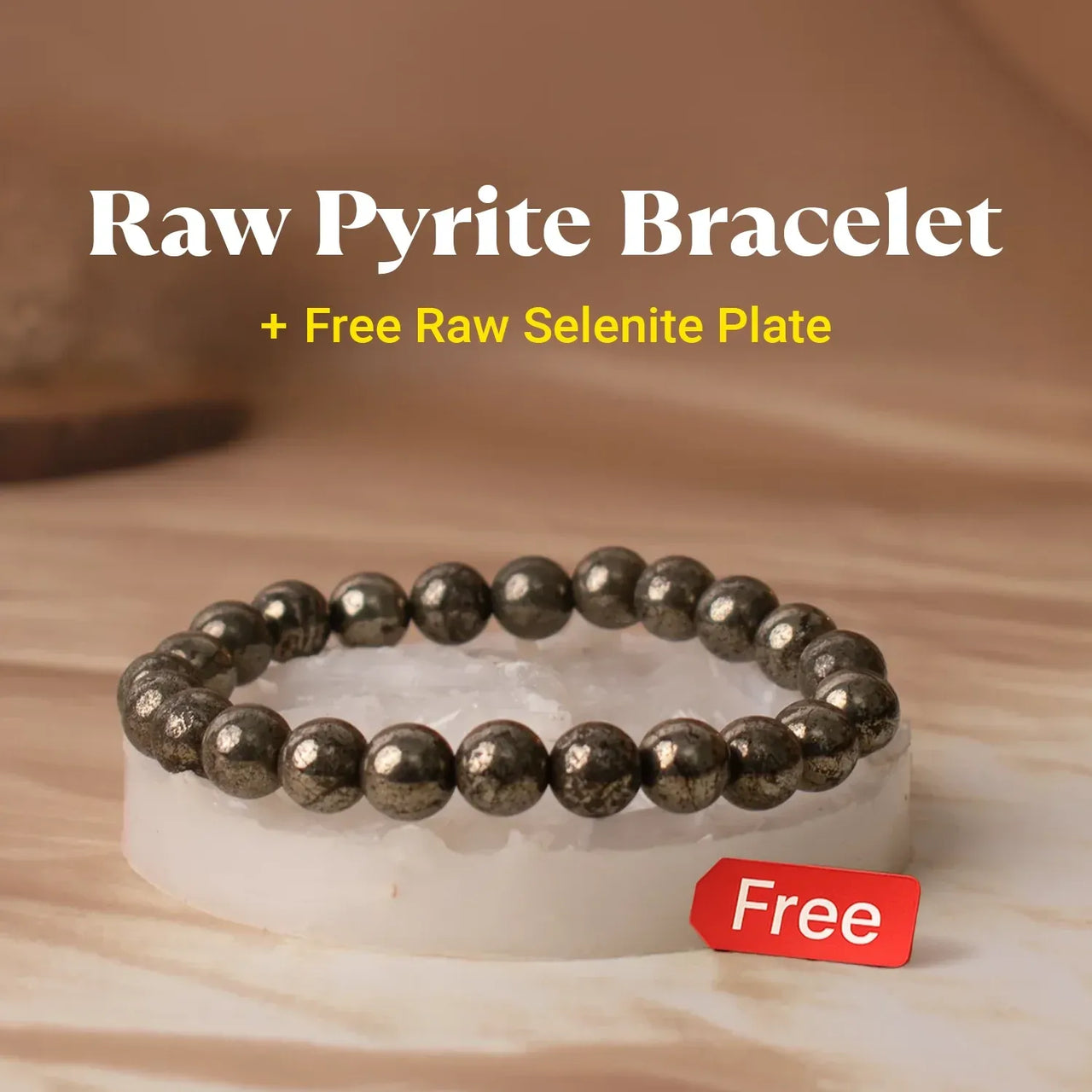 Raw Pyrite Bracelet | Attracts Money and Boost Confidence