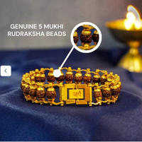 Authentic 5 Mukhi Rudraksha Bracelet – Divine Energy, Stylish Protection