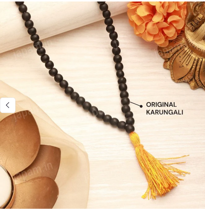 Original Karungali Mala – Govt. Lab Certified Ebony Wood | 108 Beads