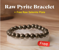 ✨ Raw Pyrite Bracelet – The Stone of Wealth, Confidence & Protection ✨
