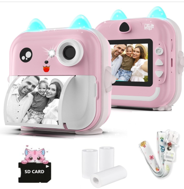 📸 Instant Print Camera for Kids – Fun, Creative & Mess-Free Printing! 🎉