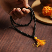 Original Karungali Mala – 108 Beads | Premium Ebony Wood | Govt. Certified