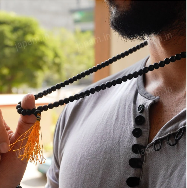 Original Karungali Mala – 108 Beads | Premium Ebony Wood | Govt. Certified