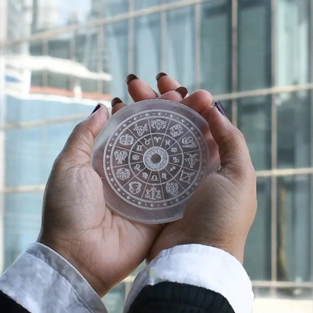 Authentic Selenite Charging Plate – Purifies, Recharges & Amplifies Energy