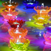 Magic 3D Water Sensor Diya (Pack of 10) – Flameless LED Diyas for Festivals & Decor