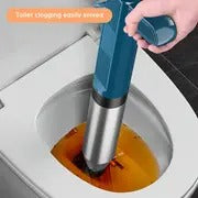 High-Pressure Air Drain Cleaner for Toilets, Sinks, and Pipe Blockage Removal