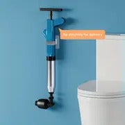 High-Pressure Air Drain Cleaner for Toilets, Sinks, and Pipe Blockage Removal