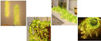 Artificial Leaf Vine LED String Lights (5 miters)  – Hanging Fairy Curtain Lights for Home & Festivals