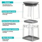 TEMMYS Multi-Functional Manual Vegetable Chopper