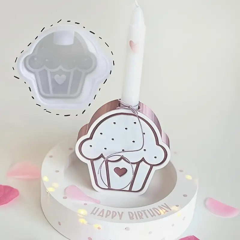 Cupcake-Shaped Resin Casting Mold