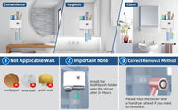 Automatic Toothbrush & Toothpaste Dispenser – Wall-Mounted Space-Saving Bathroom Organizer
