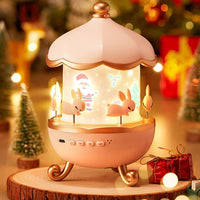 Rotating Cabin Projector Star Projector Night Light for Kids
