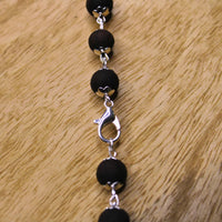 Karungali Mala with Silver Cap – Govt. Certified Ebony Wood Beads