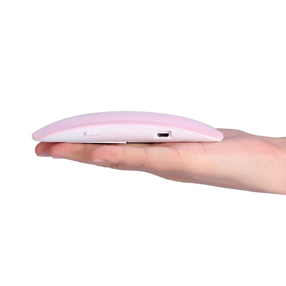Mini Portable UV-LED Nail Lamp – USB Travel Nail Dryer with Foldable Stand for Gel Polish