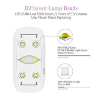 Mini Portable UV-LED Nail Lamp – USB Travel Nail Dryer with Foldable Stand for Gel Polish