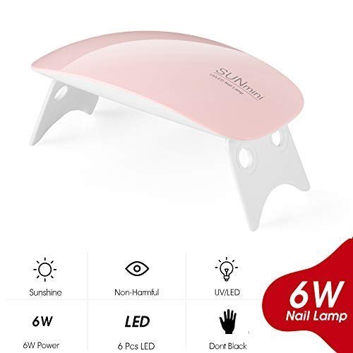 Mini Portable UV-LED Nail Lamp – USB Travel Nail Dryer with Foldable Stand for Gel Polish