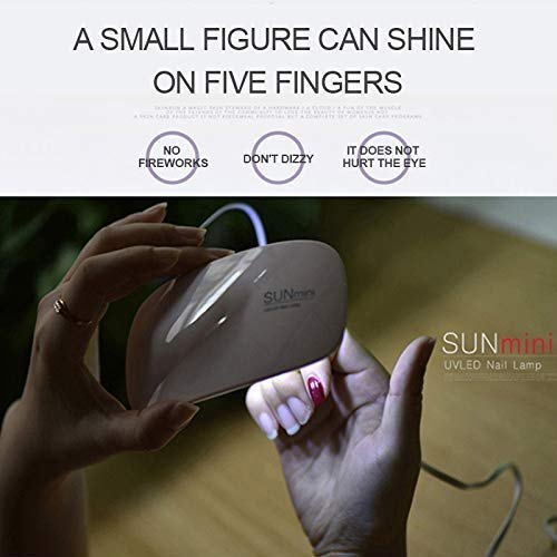 Mini Portable UV-LED Nail Lamp – USB Travel Nail Dryer with Foldable Stand for Gel Polish