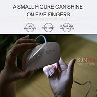 Mini Portable UV-LED Nail Lamp – USB Travel Nail Dryer with Foldable Stand for Gel Polish