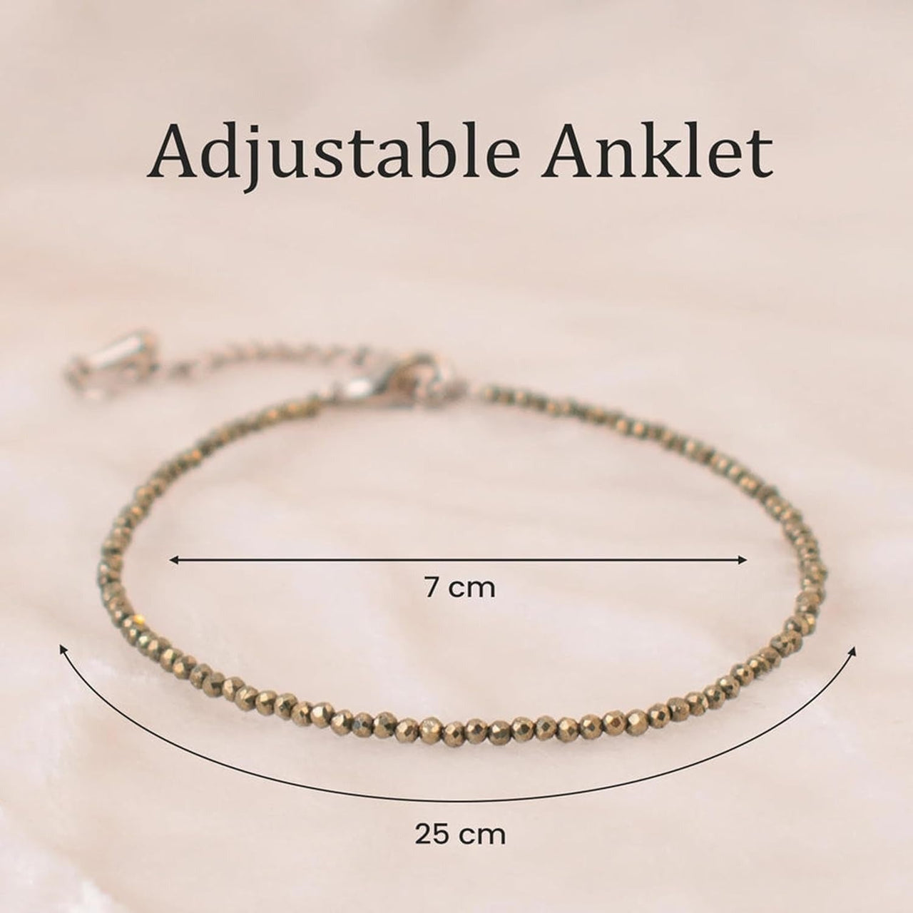 Raw Pyrite Anklet/Bracelet