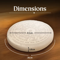 Authentic Selenite Charging Plate – Purifies, Recharges & Amplifies Energy